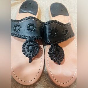 Jack Rogers - Women’s Sandals - Black - 7.5